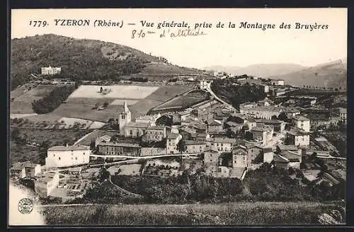 AK Yzeron, Vue générale, prise de la Montagne des Bruyères