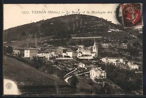 AK Yzeron, Le Bourg et la Montagne des Essarts