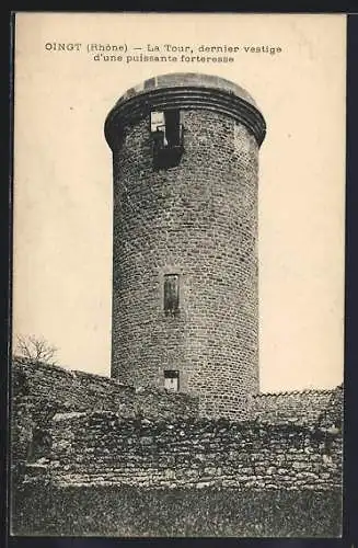 AK Oingt, La Tour, dernier vestige d`une puissante forteresse