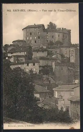 AK Sain-Bel, Vue sur le Vieux-Château