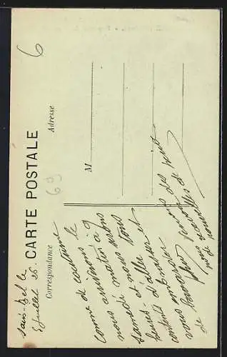 AK Sain-Bel, Vue sur le Vieux-Château