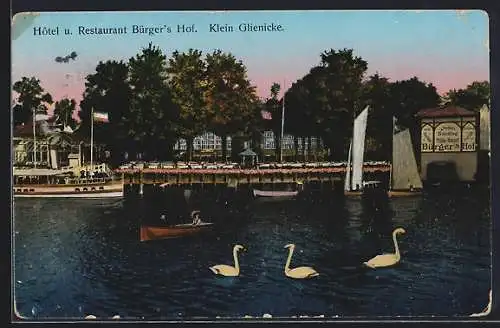 AK Klein Glienicke, Hotel und Restaurant Bürger`s Hof