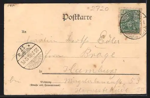 AK Rotenburg i. Hann., Partie in der Hinterstrasse