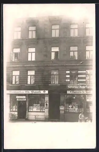 Foto-AK Hamburg-St. Pauli, Gasthaus Emilie von Schassen