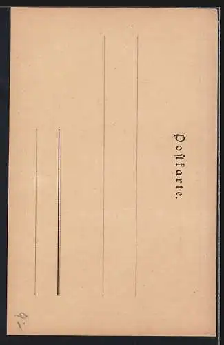 Künstler-AK Linz, Ortsansicht von der Pöstlingbergbahn