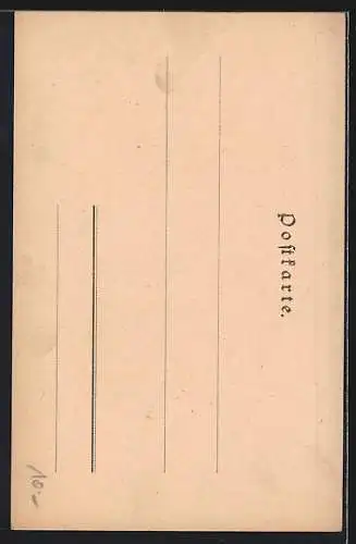 Künstler-AK Linz, Ortsansicht von der Pöstlingbergbahn, Ausflug d. Wiener Männergesangvereines 1908