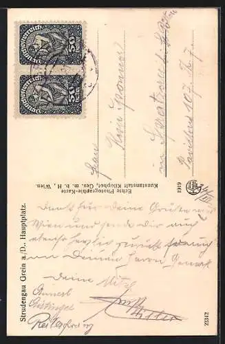 AK Grein a. d. Donau, Café am Hauptplatz