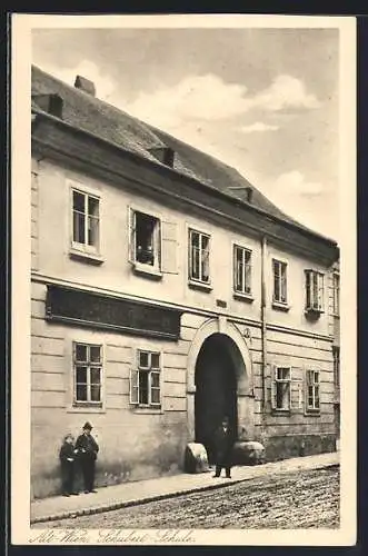 AK Alt-Wien, Schubert-Schule, Säulengasse 3