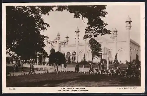 AK London, British-Empire Exhibition 1924, the Indian Pavilion