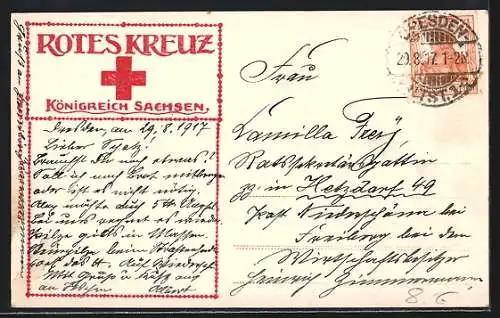AK König Friedrich August III. von Sachsen und Familie im Wohnzimmer