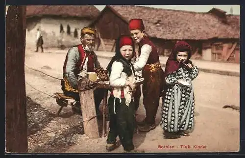 AK Türkische Kinder in Bosnien