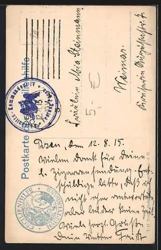 AK Unsere Kronprinzessin Cecilie mit Söhnchen und Kaiserin