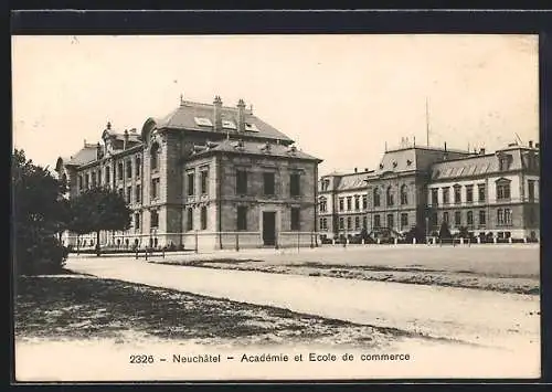 AK Neuchâtel, Académie et Ecole de commerce