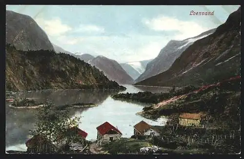 AK Loenvand, Ort am Ende des Fjordes