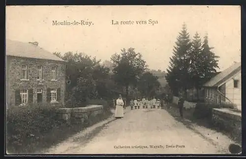 AK Moulin-de-Ruy, La route vers Spa