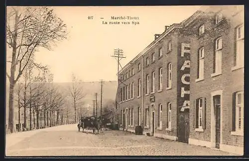 AK Marché-Theux, La route vers Spa