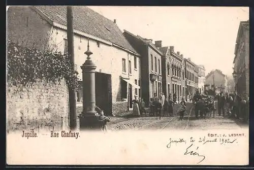 AK Jupille-sur-Meuse, Rue Chafnay