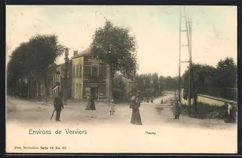 AK Heusy, Verviers, Hotel aux 4 Saisons