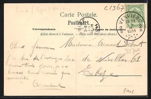 AK Heusy, Verviers, Hotel aux 4 Saisons