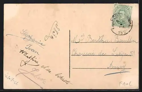 AK Hockai, Hotel des Etrangers, propriété Mme. V. Brixhe-Bastin