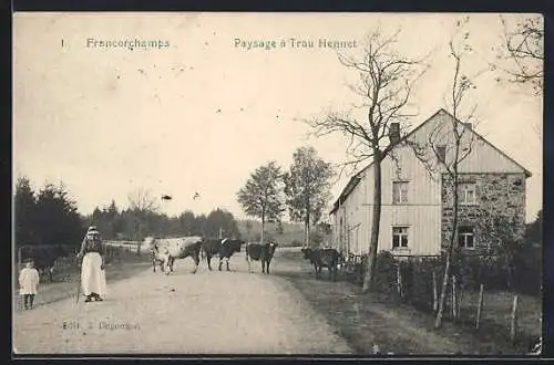 AK Francorchamps, Pysage à Trou Hennet