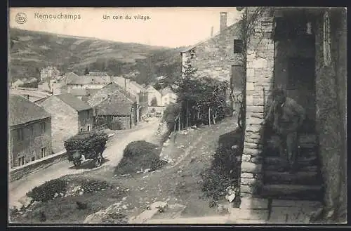 AK Remouchamps, Un coin du village