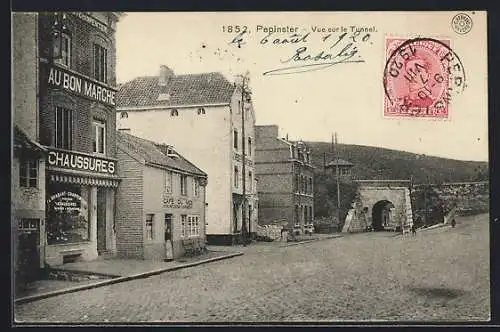 AK Pepinster, Vue sur le Tunnel