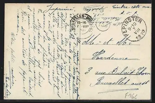 AK Pepinster, Vue sur le Tunnel