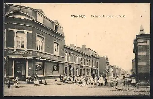 AK Wandre, Coin de la route de Visé