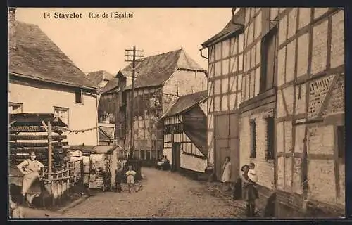 AK Stavelot, Rue de l`Egalité