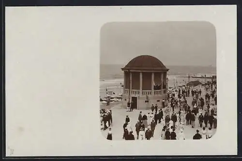 Foto-AK Borkum, Musikpavillon