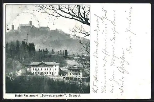 AK Eisenach, Hotel-Restaurant Schweizergarten