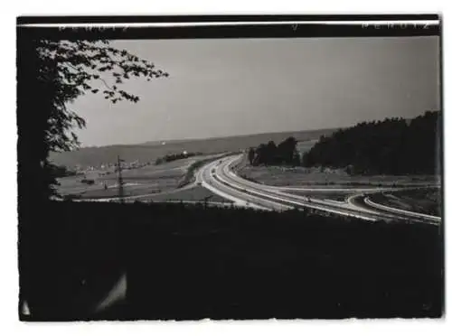 11 Fotografien Autobahn / Autobahnausfahrt nach Bettingen in verschiedenen Perspektiven