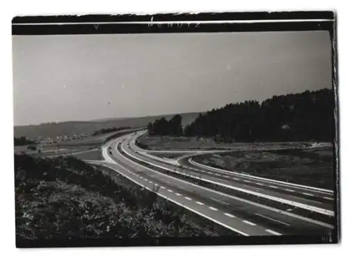 11 Fotografien Autobahn / Autobahnausfahrt nach Bettingen in verschiedenen Perspektiven