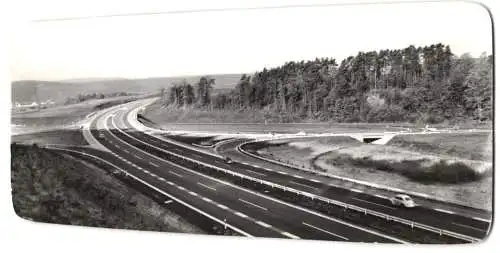 11 Fotografien Autobahn / Autobahnausfahrt nach Bettingen in verschiedenen Perspektiven