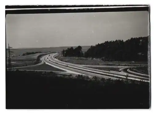 11 Fotografien Autobahn / Autobahnausfahrt nach Bettingen in verschiedenen Perspektiven