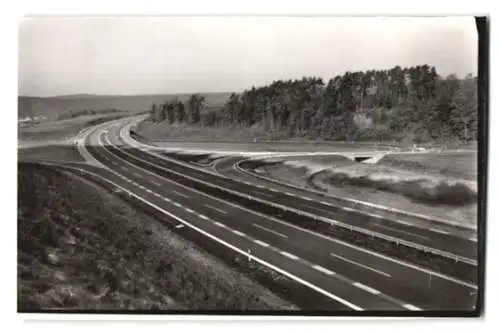 11 Fotografien Autobahn / Autobahnausfahrt nach Bettingen in verschiedenen Perspektiven