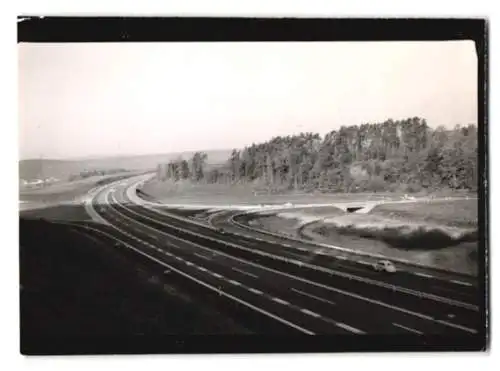 11 Fotografien Autobahn / Autobahnausfahrt nach Bettingen in verschiedenen Perspektiven