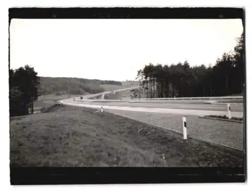 11 Fotografien Autobahn / Autobahnausfahrt nach Bettingen in verschiedenen Perspektiven