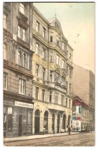 10 Fotografien Ansicht Wien, Gasthäuser, Kneipen, Geschäfts - & Wohnhäuser, Wiener Typen, Strassenansicht, Fassaden u.a.