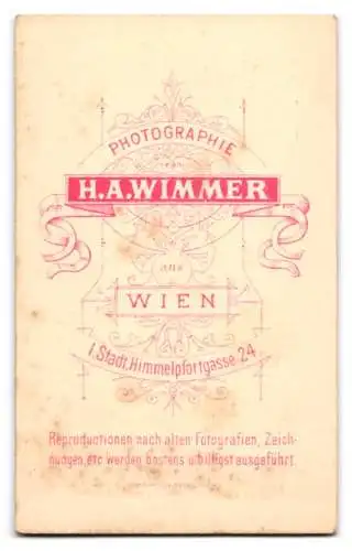 Fotografie H.A. Wimmer, Wien, Himmelpfortgasse 24, Elegantes Paar mit untergehakten Armen