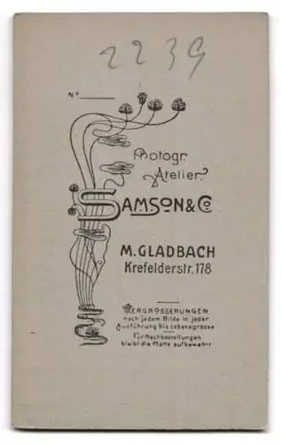 Fotografie Atelier Samson &amp Co., M. Gladbach, Krefelderstr. 178, Eleganter Herr im Anzug