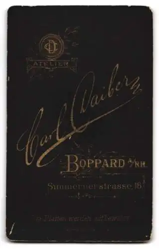 Fotografie Carl Daiber, Boppard, Simmernerstrasse 18, Porträt zweier junger Frauen