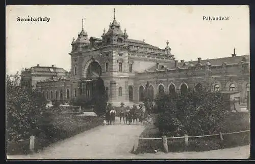 AK Szombathely, Pályaudvar, Bahnhof