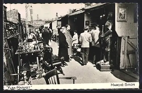 AK Saint-Ouen, Flea-Market, Marche Biron, 85, Rue des Rosiers & 118, Avenue Michelet, Antiquitätenhandel