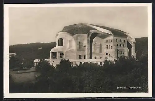 AK Dornach, Blick auf das Goetheanum