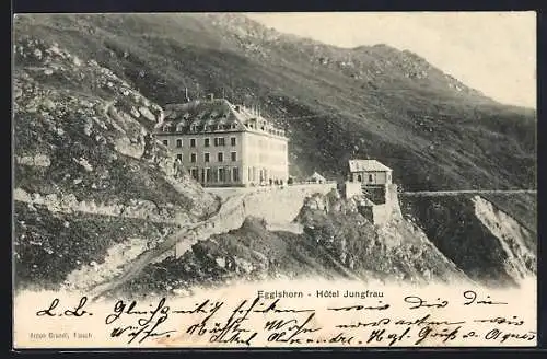 AK Eggishorn, Hotel Jungfrau