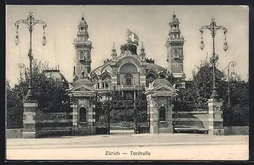 AK Zürich, Eingang der Tonhalle