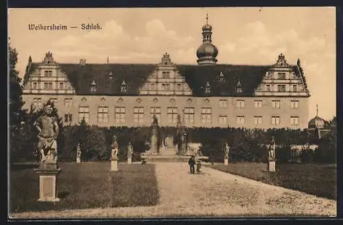 AK Weikersheim, Partie am Schloss