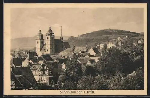 AK Schmalkalden, Blick auf die Altstadt